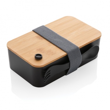 Logo trade promotional items picture of: RCS RPP lunchbox with bamboo lid
