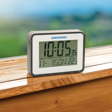 Logo trade advertising products picture of: Grundig weatherstation alarm and calendar