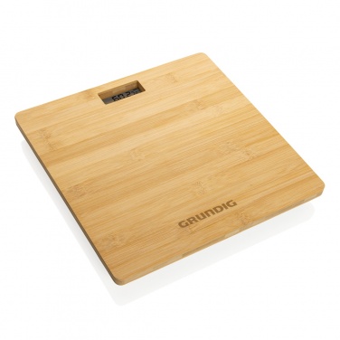 Logotrade corporate gifts photo of: Grundig Bamboo Digital Body Scale