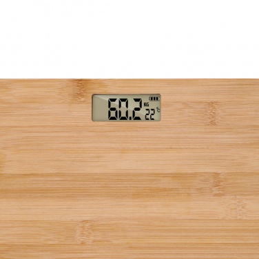 Logotrade promotional giveaways photo of: Grundig Bamboo Digital Body Scale