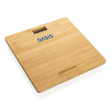 Logotrade advertising products photo of: Grundig Bamboo Digital Body Scale