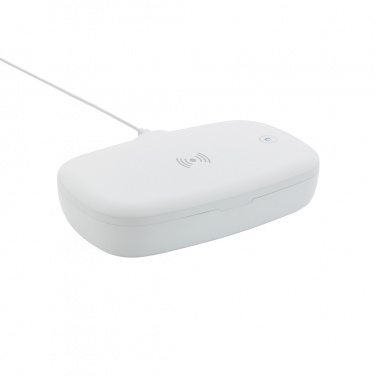 Logotrade promotional giveaway image of: UV-C steriliser box with 5W wireless charger