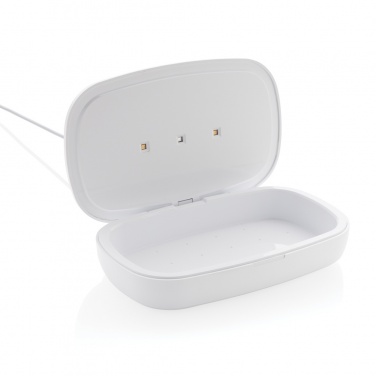 Logotrade promotional gift picture of: UV-C steriliser box with 5W wireless charger