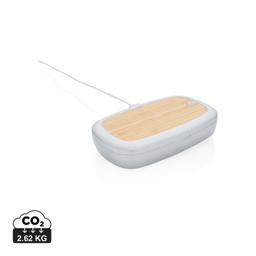 Logotrade promotional merchandise photo of: Rena UV-C steriliser box with 5W wireless charger