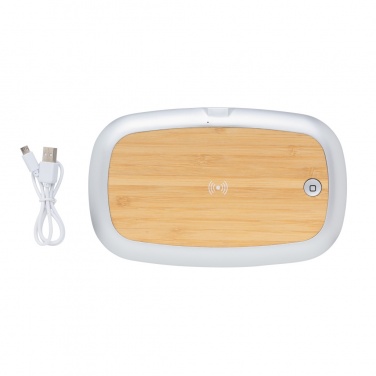 Logo trade promotional items image of: Rena UV-C steriliser box with 5W wireless charger