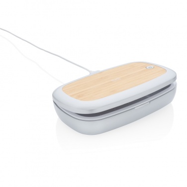 Logotrade promotional giveaway image of: Rena UV-C steriliser box with 5W wireless charger
