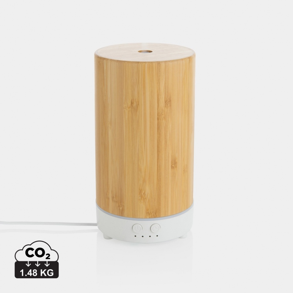 Logo trade promotional items picture of: RCS recycled plastic and bamboo aroma diffuser