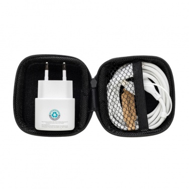 Logotrade advertising product image of: Boost RCS reycled PET 20W type C 2 pcs charging set