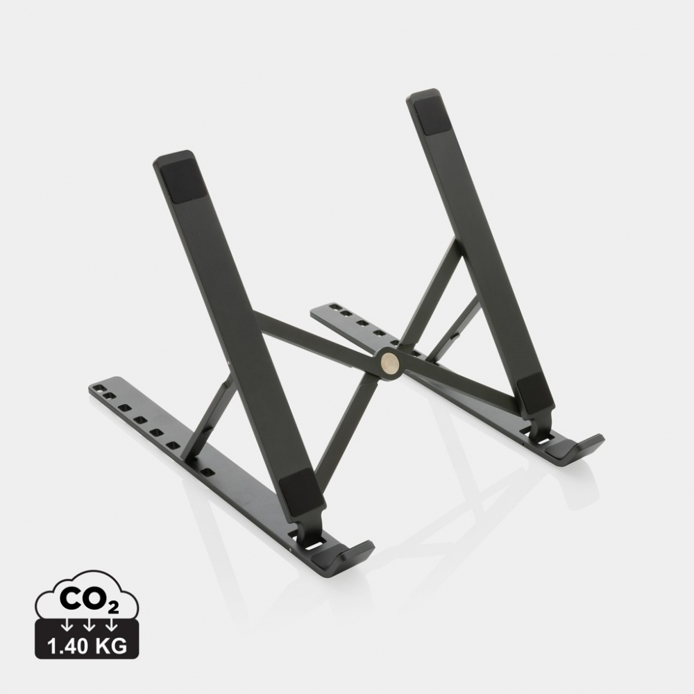 Logotrade promotional item picture of: Terra RCS recycled aluminium universal laptop/tablet stand