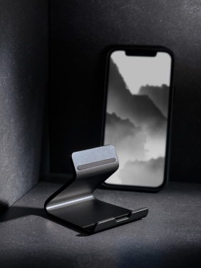 Logo trade advertising products picture of: Terra RCS recycled aluminium tablet & phone stand