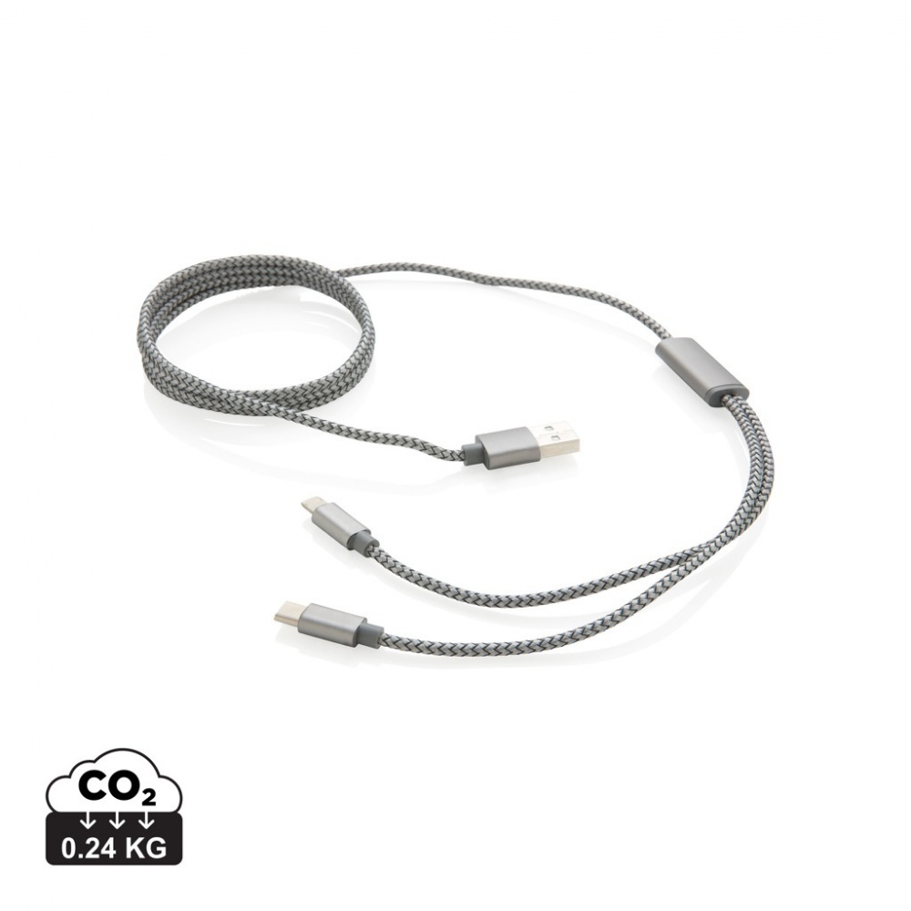 Logotrade promotional merchandise photo of: 3-in-1 braided cable