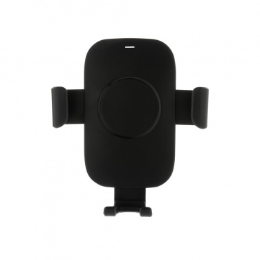 Logo trade corporate gift photo of: RCS recycled plastic 10W wireless charging car holder