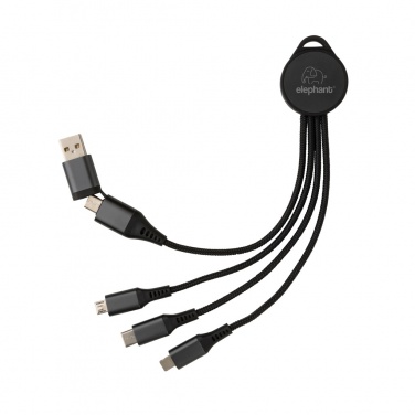 Logotrade corporate gifts photo of: Terra RCS recycled aluminium 6-in-1 charging cable
