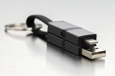 Logotrade advertising product picture of: Terra recycled aluminum 4 in 1 60W fast charging cable