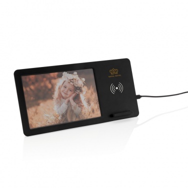 Logotrade promotional item image of: 5W Wireless charger and photo frame