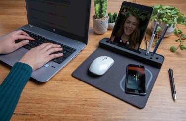 Logo trade promotional products picture of: Air mousepad with 5W wireless charging and USB