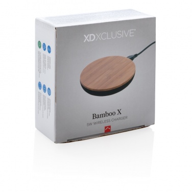 Logotrade promotional product picture of: Bamboo X 5W wireless charger