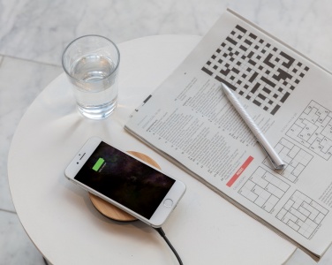 Logotrade promotional item image of: Bamboo X 5W wireless charger