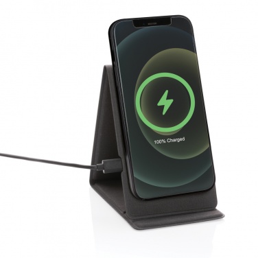 Logotrade business gifts photo of: Artic Magnetic 10W wireless charging phone stand