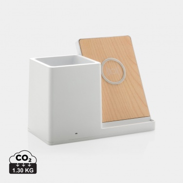 Logo trade promotional giveaways picture of: Ontario RCS recycled plastic 10W wireless charger
