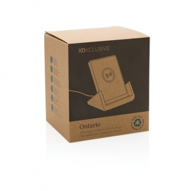Logo trade promotional merchandise image of: Ontario  RCS recycled plastic 10W stand