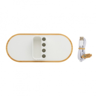 Logo trade promotional products image of: Ontario RCS rplastic 10W dual wireless