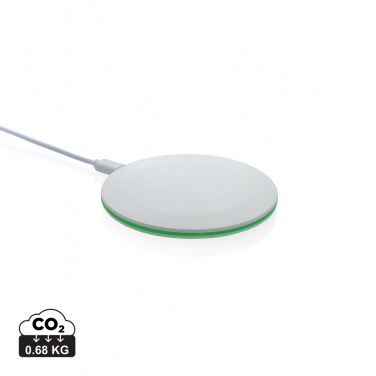 Logo trade advertising products image of: RCS recycled plastic 15W Wireless fast charger