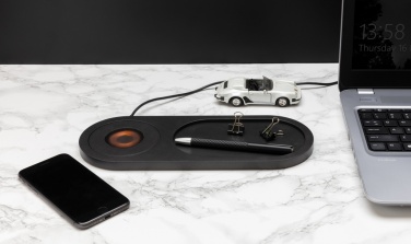 Logotrade business gifts photo of: Encore 10W wireless charging valet tray
