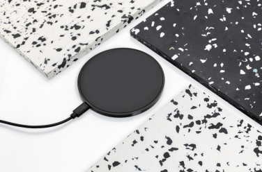 Logo trade promotional items image of: RCS standard recycled plastic 10W wireless charger