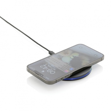 Logotrade promotional product image of: Terra RCS recycled aluminium 10W wireless charger