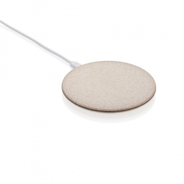 Logotrade advertising products photo of: 5W Wheat straw wireless charger