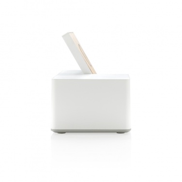 Logo trade business gift photo of: Ontario 5W wireless charger with speaker