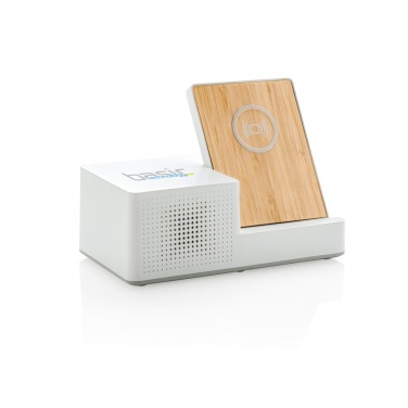 Logotrade advertising product image of: Ontario 5W wireless charger with speaker