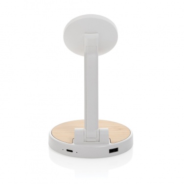 Logotrade promotional merchandise photo of: Ontario RCS rplastic 15W magnetic charging 2 in 1 stand