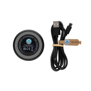 Logo trade promotional giveaways picture of: Magnapad 15W RCS rplastic magnetic 3 in 1 charging pad