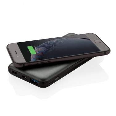 Logo trade promotional gift photo of: 10.000 mAh Fast Charging 10W Wireless Powerbank with PD