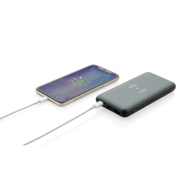 Logo trade promotional merchandise image of: 10.000 mAh Fast Charging 10W Wireless Powerbank with PD