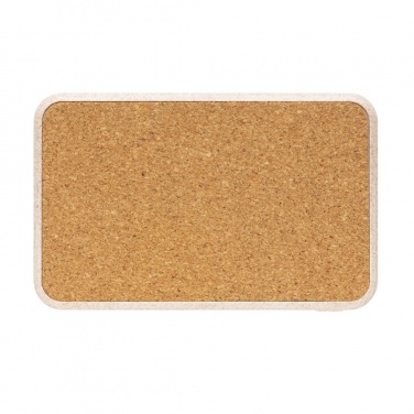 Logo trade promotional giveaways picture of: Cork and Wheat 5.000 mAh pocket powerbank