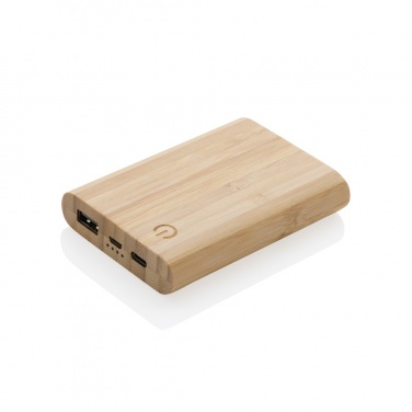 Logotrade promotional giveaway picture of: Bamboo 5.000 mAh powerbank