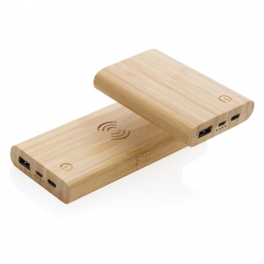 Logotrade corporate gift image of: Bamboo 5.000 mAh powerbank