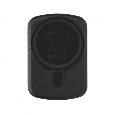Logotrade promotional products photo of: MagBoost RCS recycled plastic 5000 mah magnetic powerbank