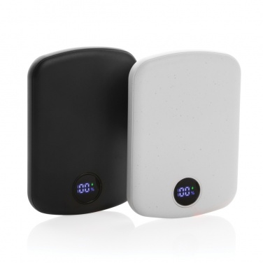 Logo trade promotional giveaway photo of: MagBoost RCS recycled plastic 5000 mah magnetic powerbank
