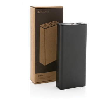 Logotrade promotional giveaways photo of: Terra RCS recycled 20W aluminium powerbank 20.000 mAh