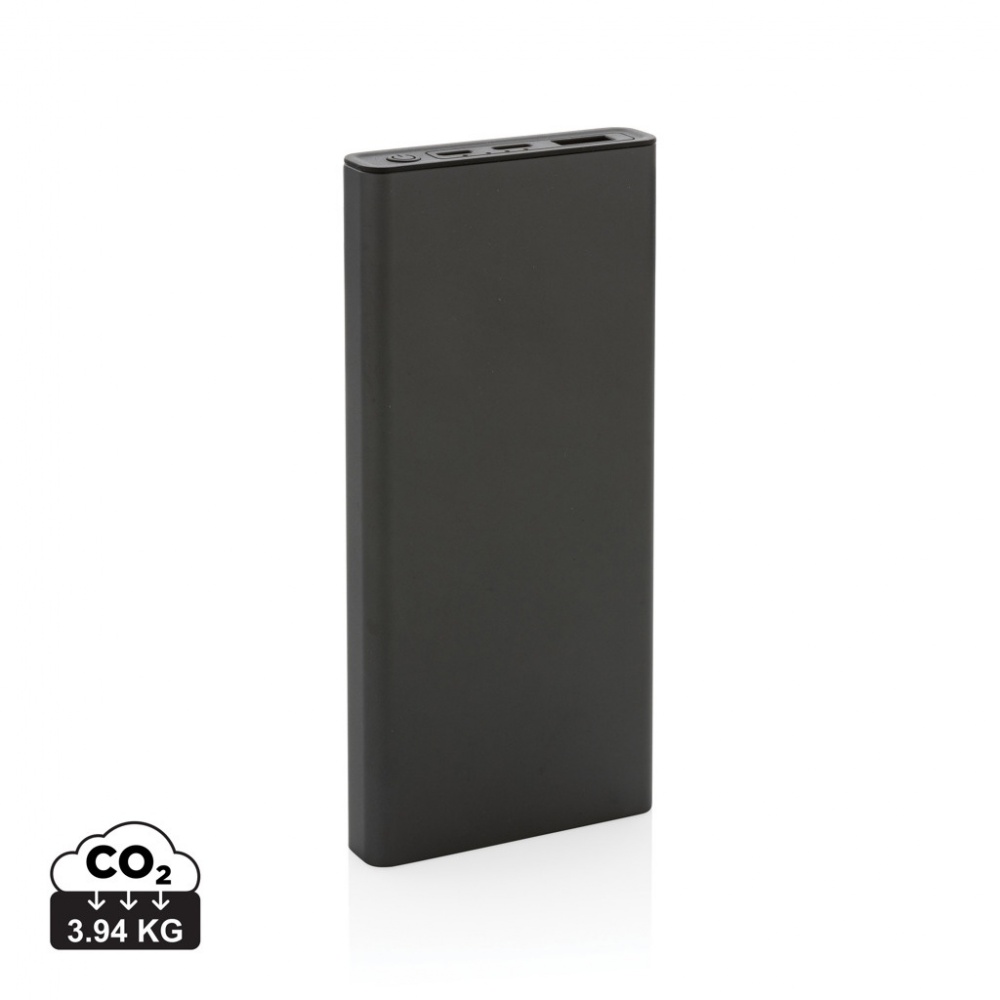Logotrade promotional giveaways photo of: Terra RCS recycled 18W aluminium powerbank 10.000 mAh