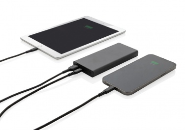 Logotrade advertising product image of: Terra RCS recycled 18W aluminium powerbank 10.000 mAh