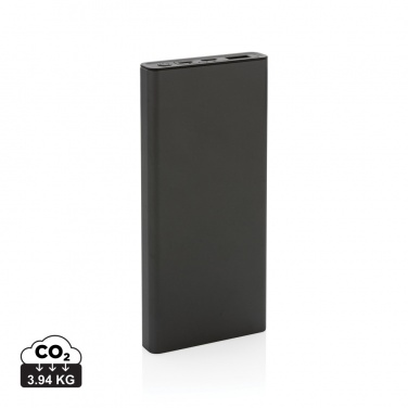 Logotrade advertising product image of: Terra RCS recycled 18W aluminium powerbank 10.000 mAh