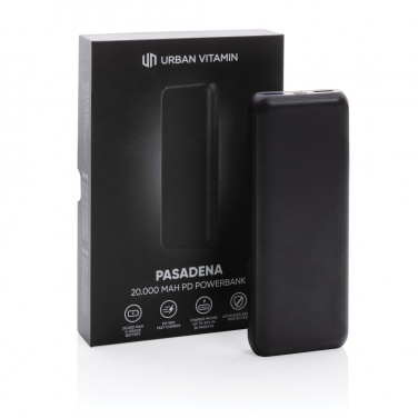 Logotrade promotional items photo of: Urban Vitamin Pasadena 20.000 mAh 18W PD powerbank