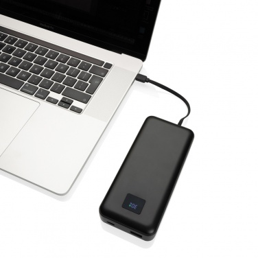 Logotrade promotional merchandise image of: Gridley RCS rplastic 20000 65W laptop powerbank