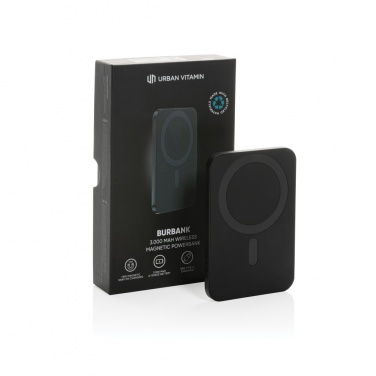 Logo trade promotional products image of: Urban Vitamin Burbank RCS plastic/alu  3000 mah powerbank