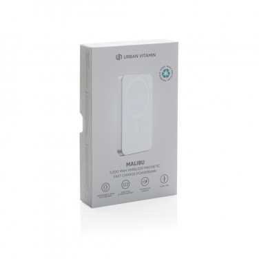 Logotrade promotional item image of: Urban Vitamin Malibu RCS plastic/alu 5000 mah powerbank